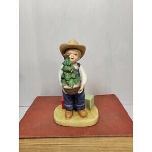 Vintage Denim Days, Christmas Surprise 1523 Danny Homco Figurine